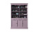 Двухсекционный шкаф Leontina Lavanda для посуды арт ST9330/3L