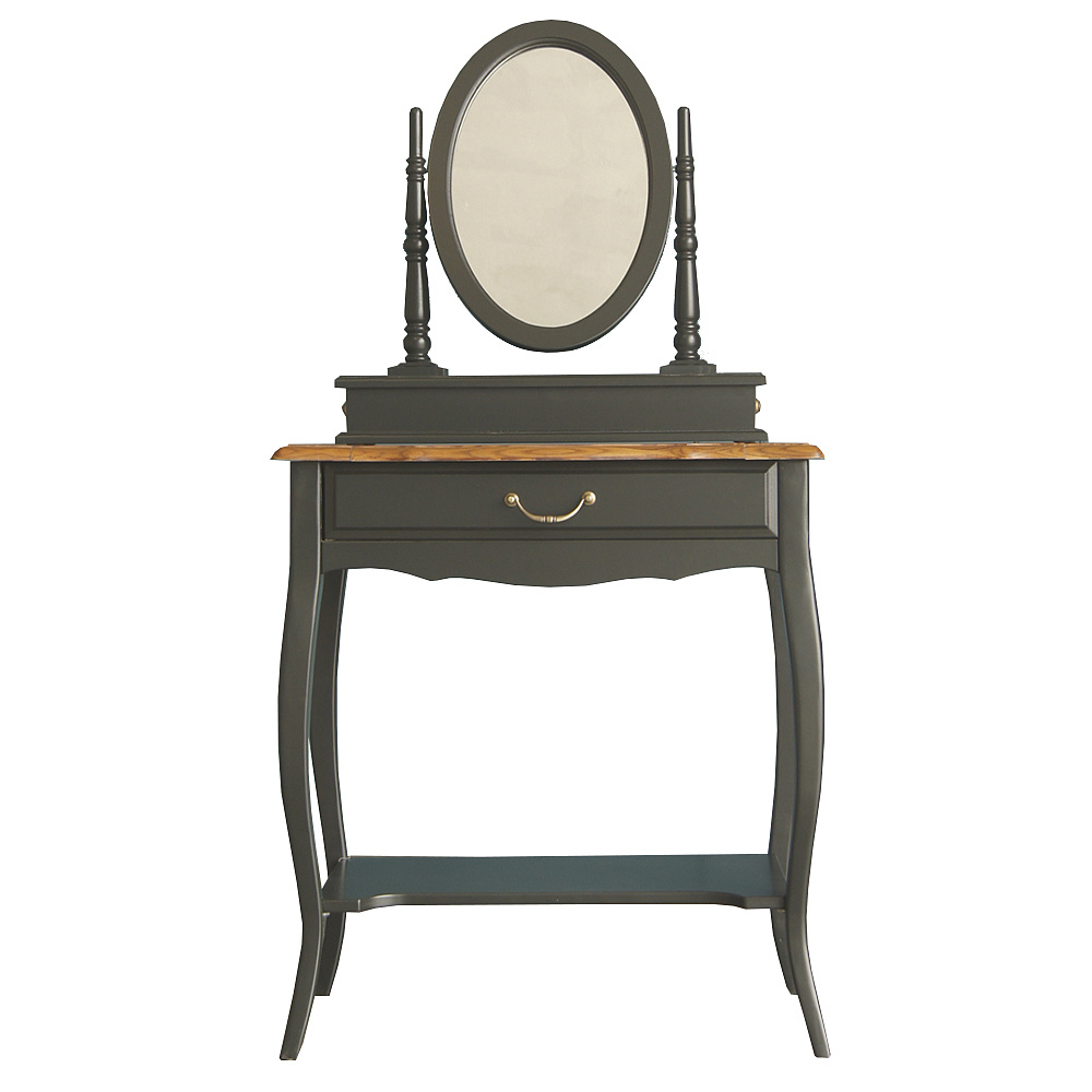 Туалетный столик "Leontina Black" с зеркалом арт ST9321BLK