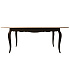 Раскладывающийся обеденный стол "Leontina Black" арт ST9338BLK