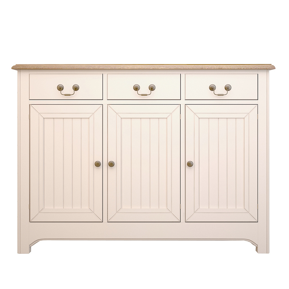 Бежевый комод Olivia 3 ящика/3 двери арт GA6005C
